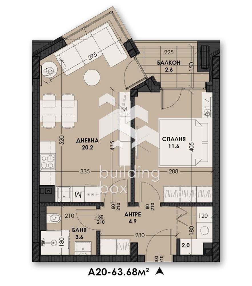 Продава 2-СТАЕН, гр. Варна, Виница, снимка 2 - Апартаменти - 53643929