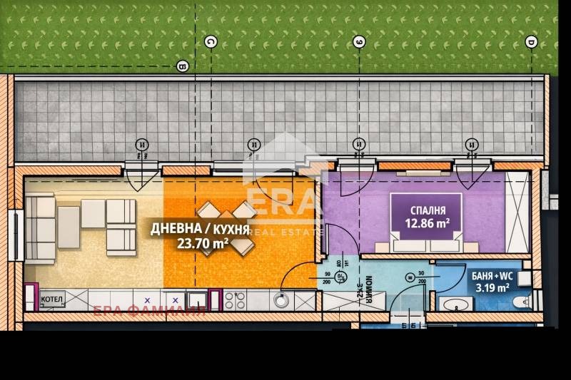 Продава 2-СТАЕН, гр. София, Малинова долина