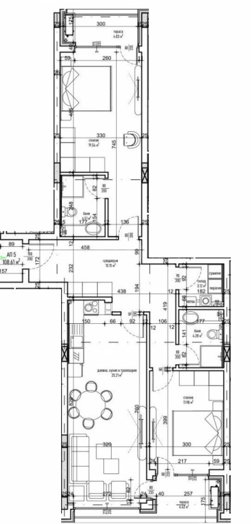 Продава 3-СТАЕН, гр. София, Малинова долина, снимка 4 - Aпартаменти - 46964154