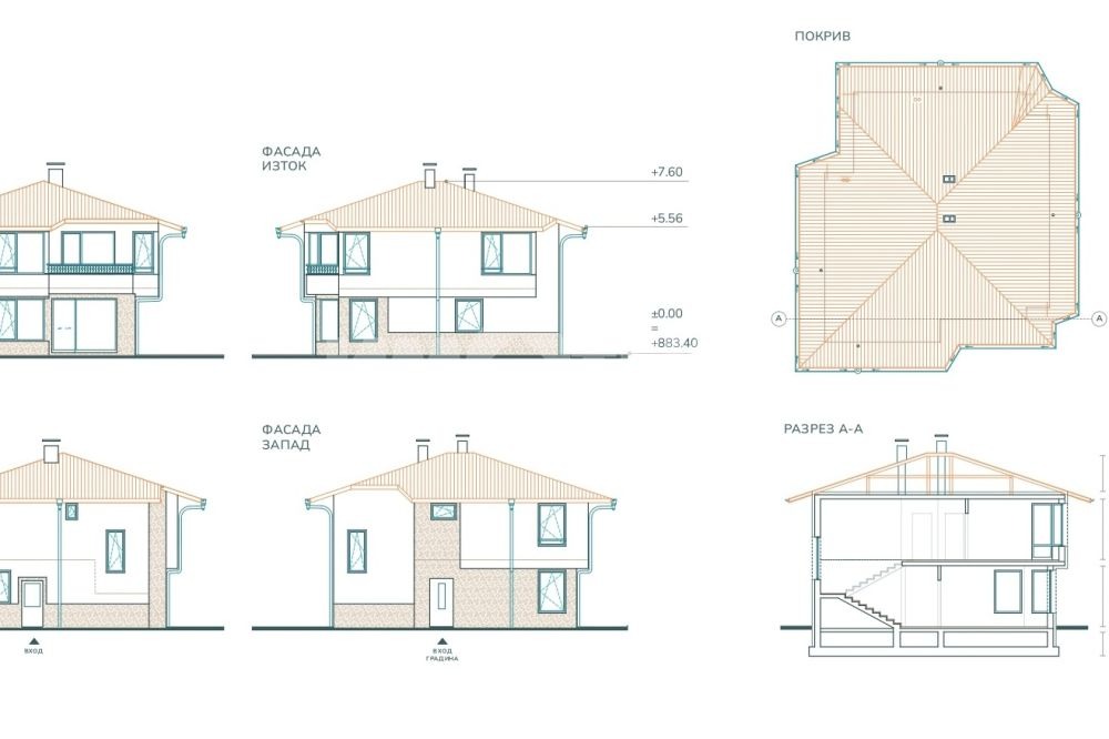 Продава КЪЩА, гр. София, с. Бистрица, снимка 5 - Къщи - 54993941