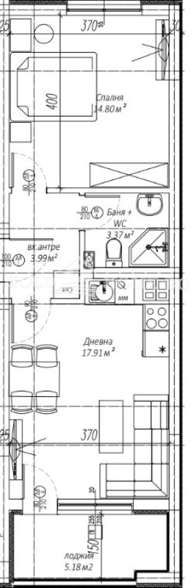 Na prodej  1 ložnice Plovdiv , Belomorski , 65 m2 | 51506651 - obraz [2]