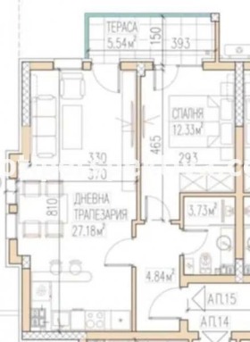 1 Schlafzimmer Kjutschuk Parisch, Plowdiw