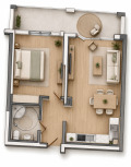 Продава  2-стаен град Бургас , Меден рудник - зона В , 64 кв.м | 68761063 - изображение [2]