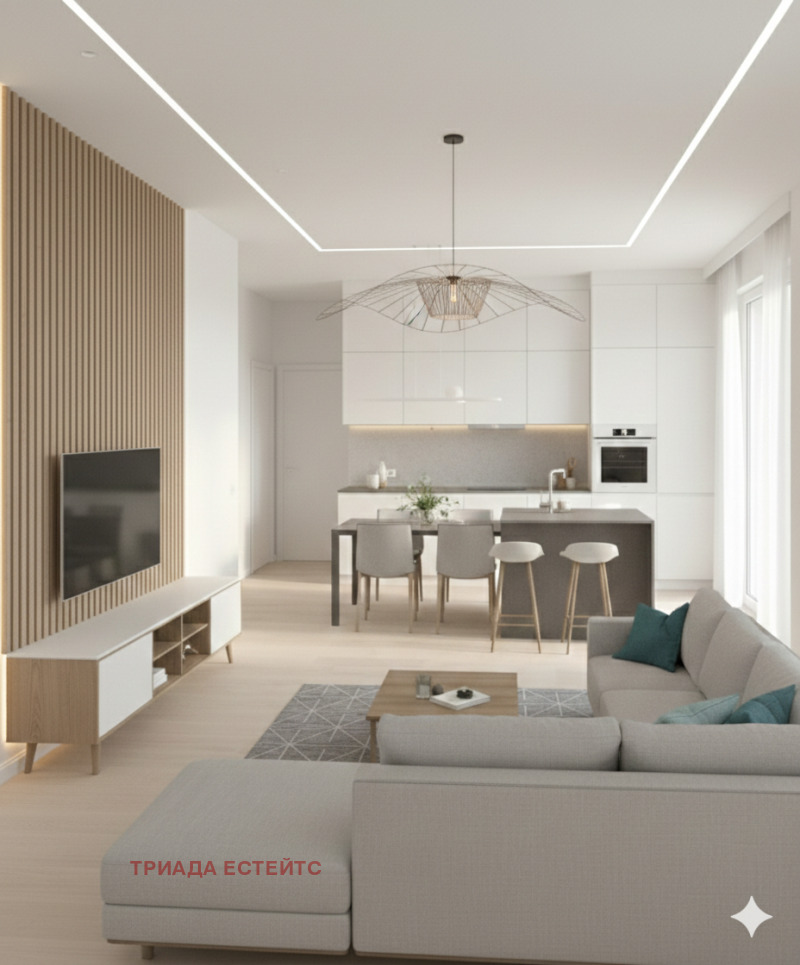 Продава 2-СТАЕН в град Бургас, Мадика - 65 кв.м / 94 250 € » 184 336.98 лв., ТРИАДА ЕСТЕЙТС