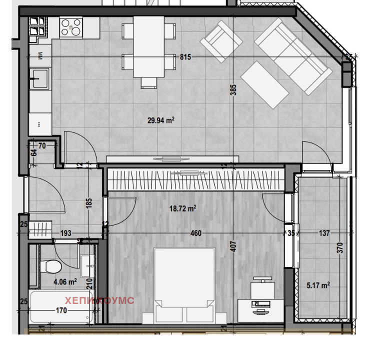 Продава 2-СТАЕН, гр. София, Младост 4, снимка 5 - Aпартаменти - 48367916