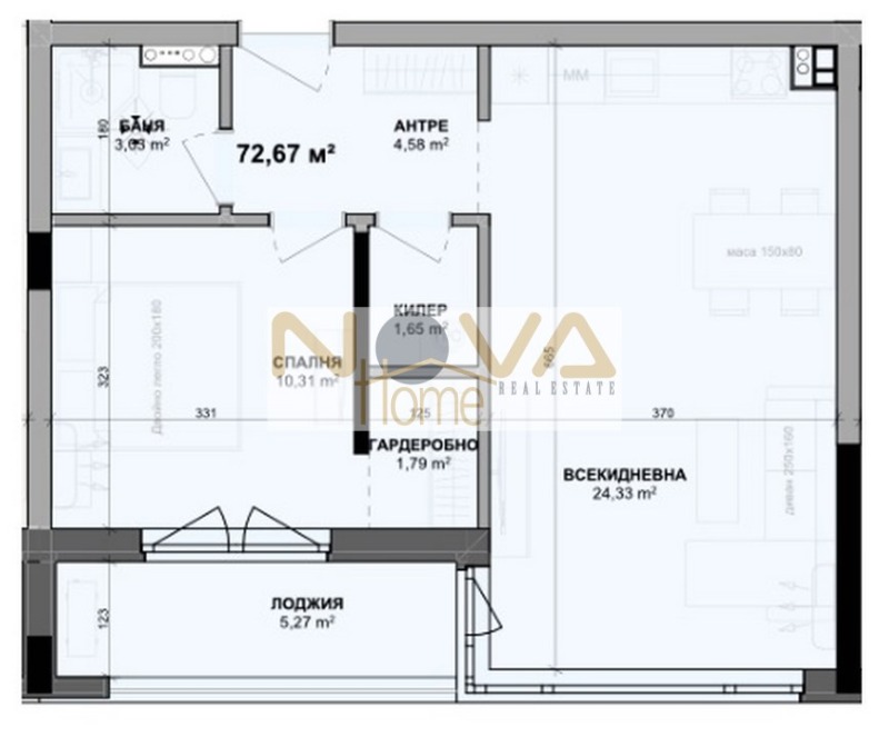 Продава  2-стаен град Варна , Изгрев , 73 кв.м | 67733106 - изображение [2]