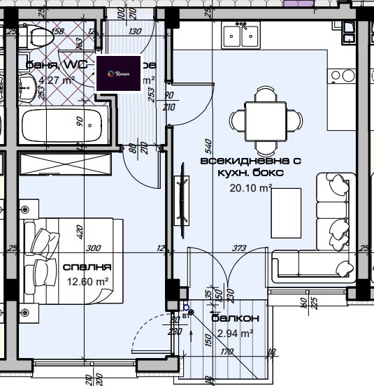 Продава  2-стаен град Варна , Виница , 62 кв.м | 67508935 - изображение [2]