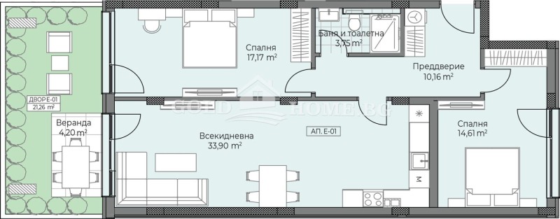 Продава 3-СТАЕН, гр. Пловдив, Остромила, снимка 10 - Aпартаменти - 48990071