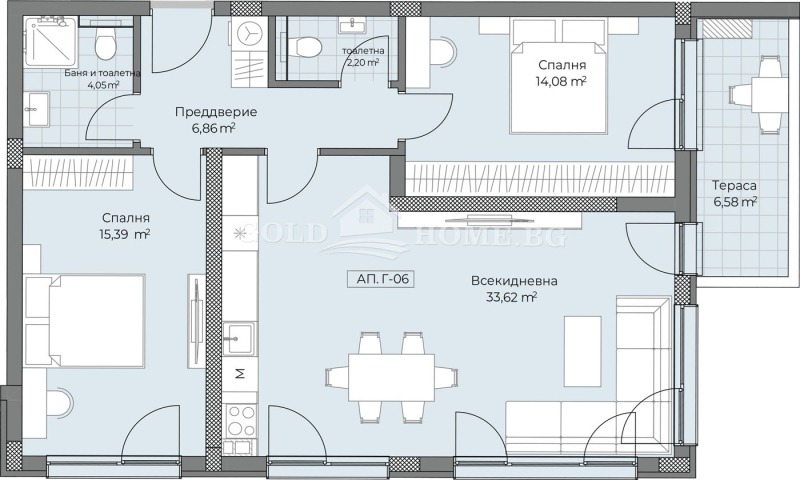 Продава 3-СТАЕН, гр. Пловдив, Остромила, снимка 2 - Aпартаменти - 48990071