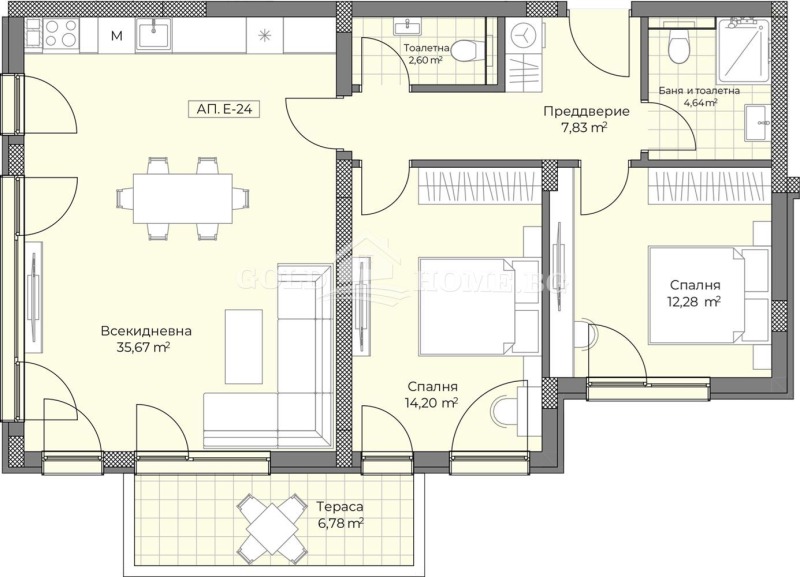 Продава 3-СТАЕН, гр. Пловдив, Остромила, снимка 8 - Aпартаменти - 48990071