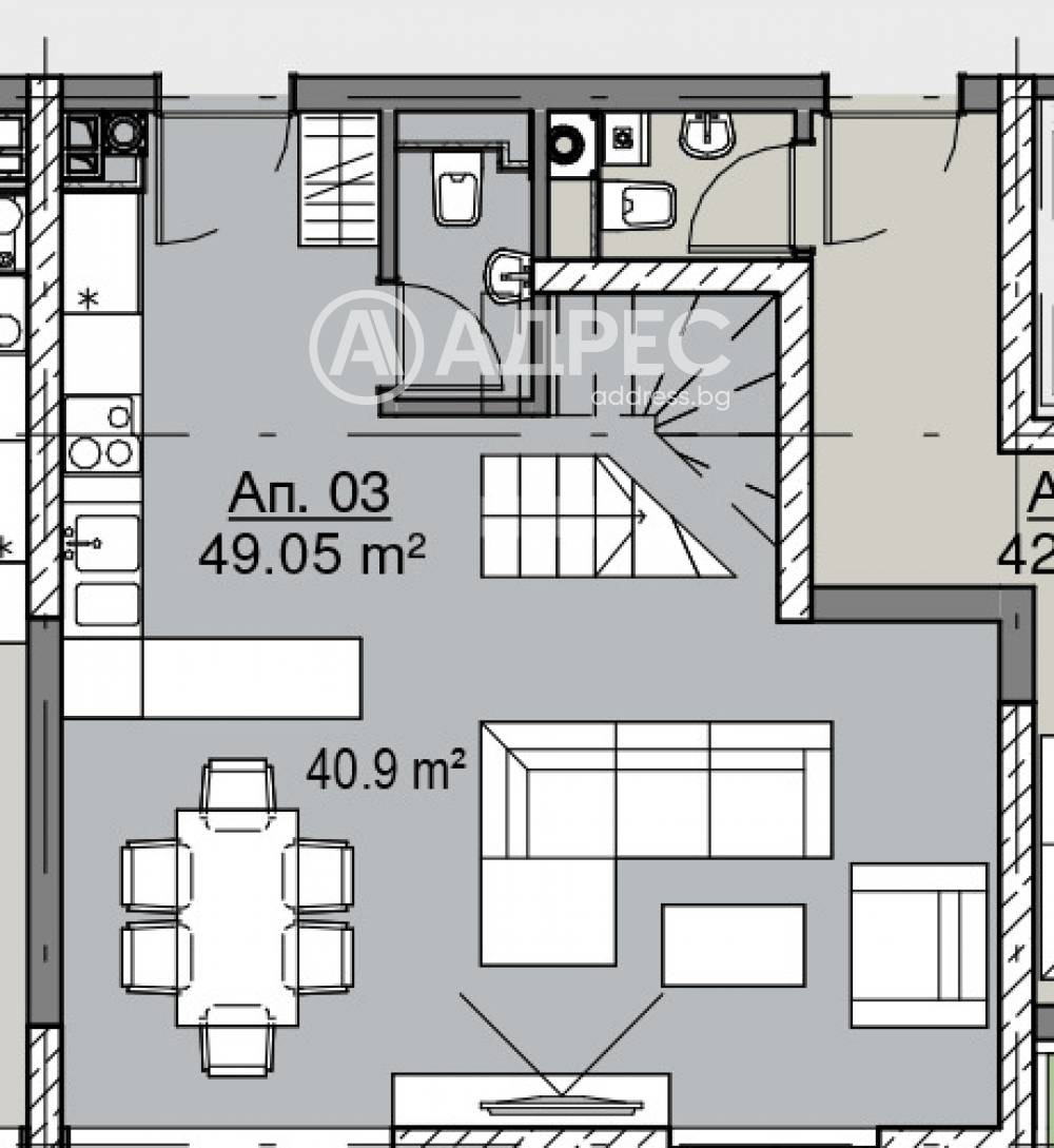 Продава 3-СТАЕН, гр. София, Кръстова вада, снимка 3 - Апартаменти - 54110978