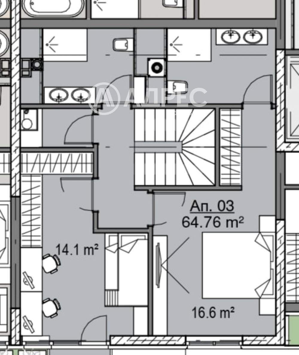 Продава 3-СТАЕН, гр. София, Кръстова вада, снимка 2 - Апартаменти - 54110978