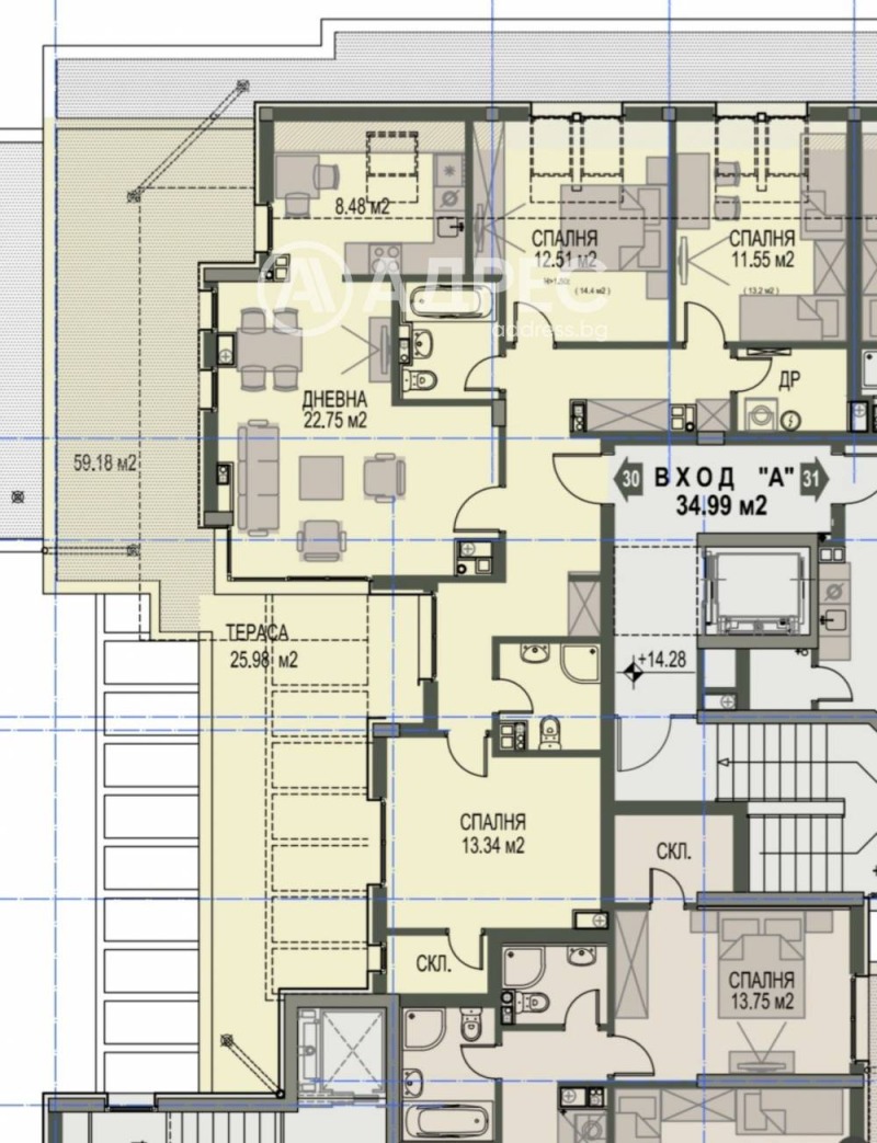 Продава МНОГОСТАЕН, гр. София, Кръстова вада, снимка 3 - Aпартаменти - 46962449