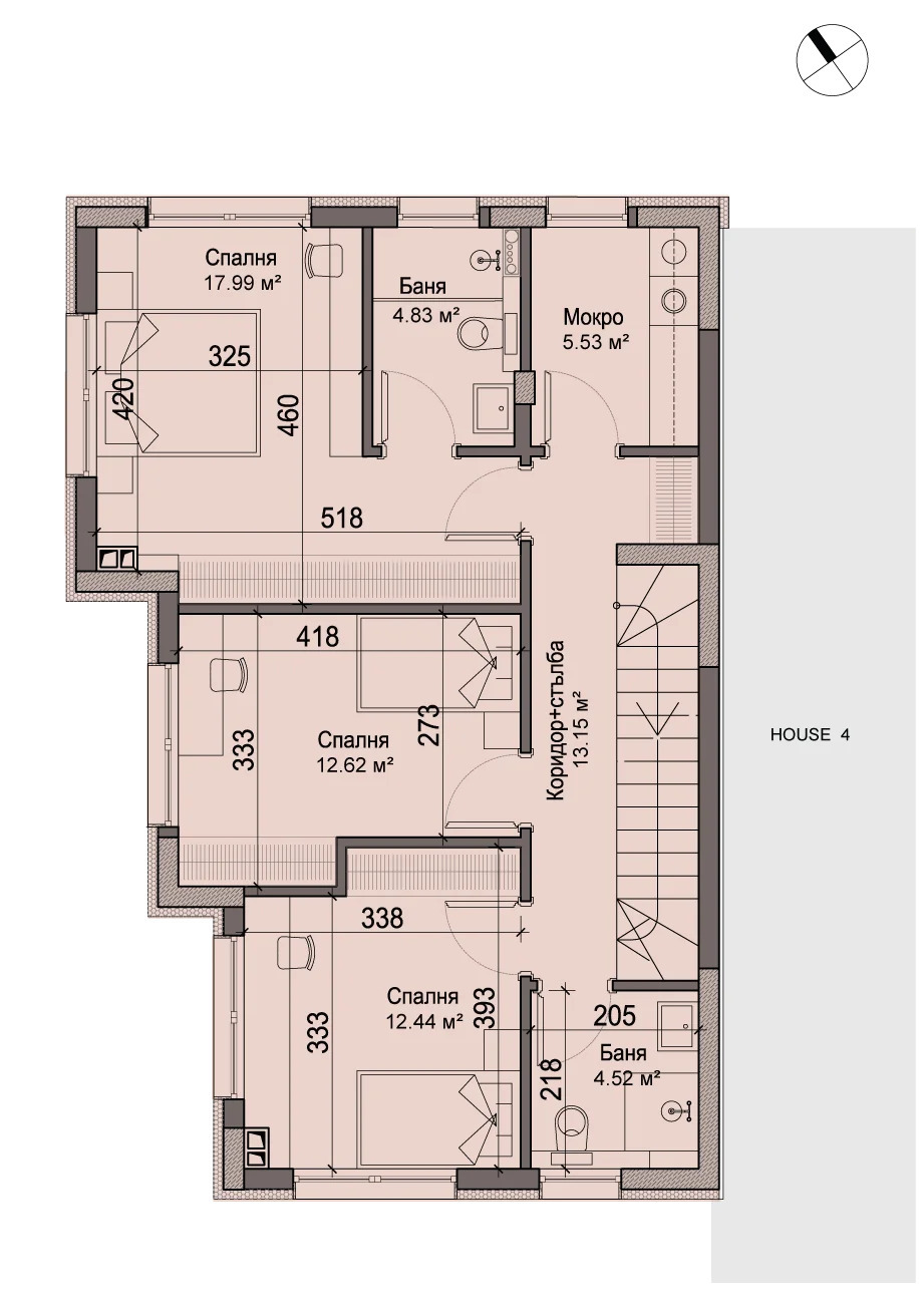 Продава КЪЩА, гр. София, Манастирски ливади, снимка 3 - Къщи - 53902739