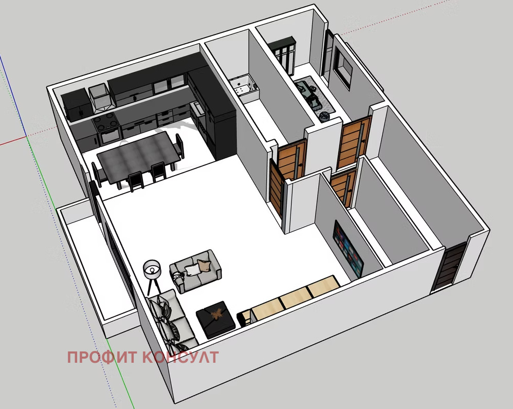 Продава 2-СТАЕН, гр. Велико Търново, Център, снимка 4 - Апартаменти - 55185896