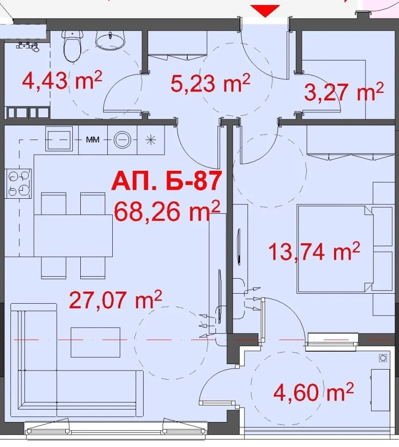 Na prodej  1 ložnice Burgas , Slavejkov , 79 m2 | 60333409 - obraz [2]