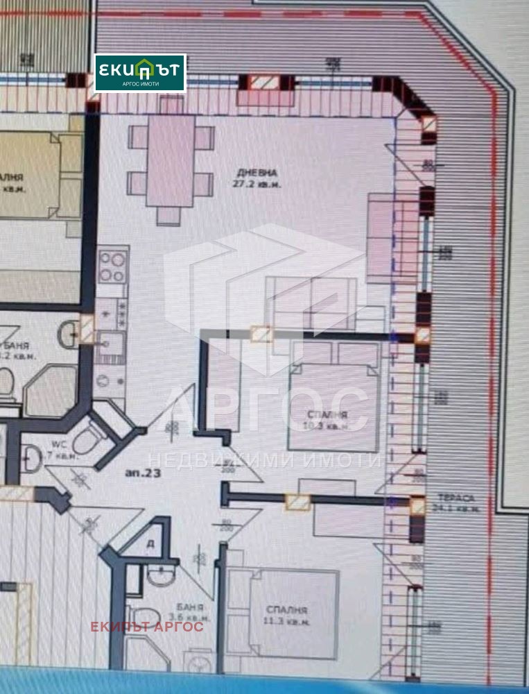 Продава 3-СТАЕН, гр. Варна, Аспарухово, снимка 13 - Апартаменти - 52830318