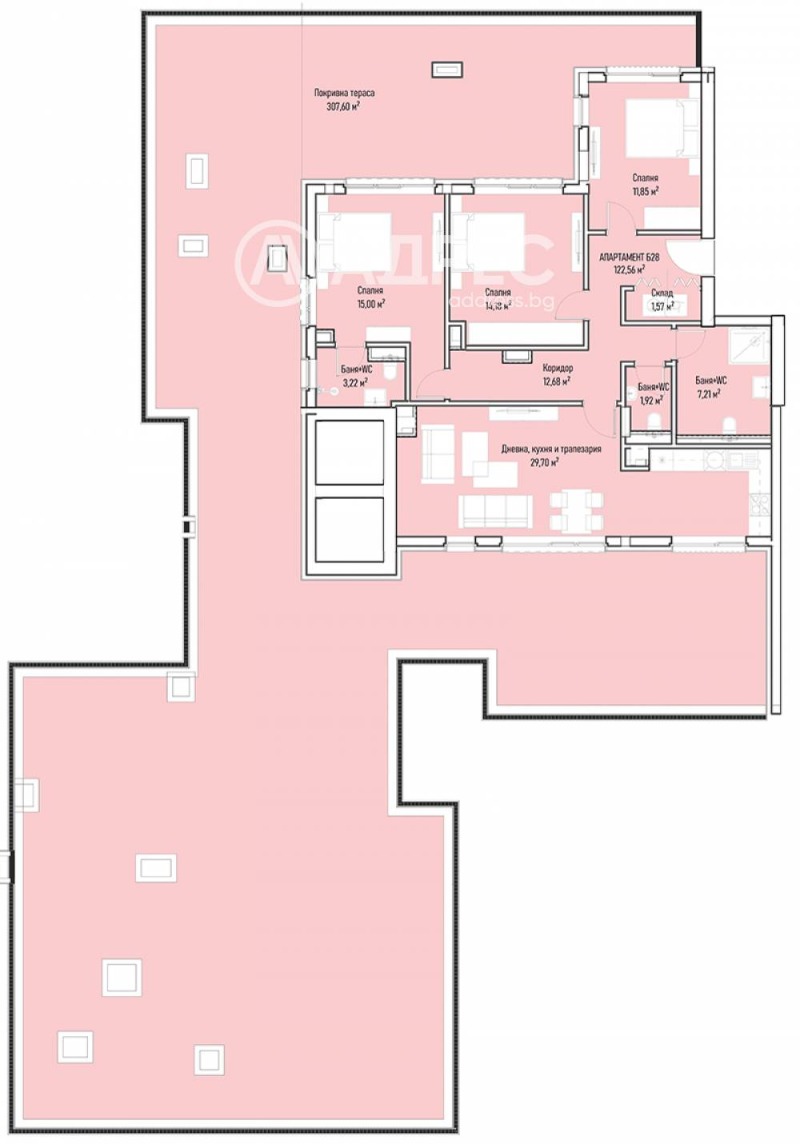 Продава 3-СТАЕН, гр. София, Младост 4, снимка 3 - Апартаменти - 53096921