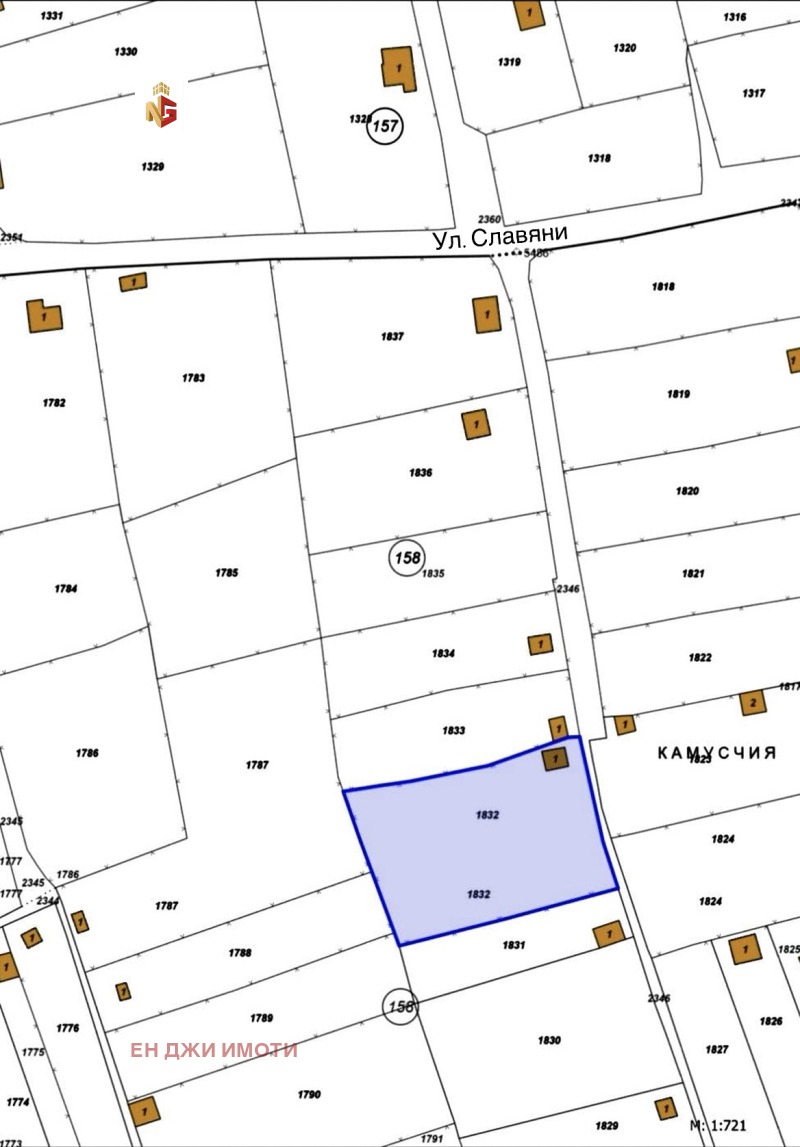 Продава  Парцел град Русе , в.з. Левента , 925 кв.м | 58381209