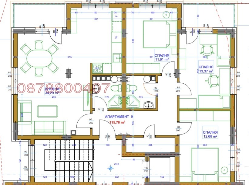 Продава 4-СТАЕН, гр. Свиленград, област Хасково, снимка 7 - Апартаменти - 53959379