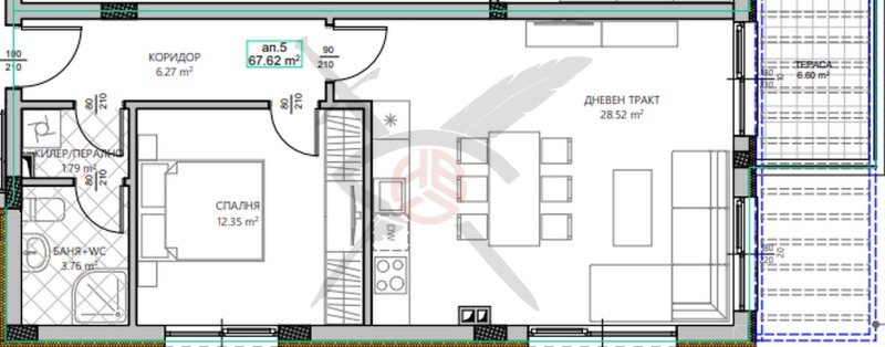 Продава 2-СТАЕН в град Варна, Свети Никола - 77 кв.м / 150 000 € » 293 374.50 лв., ЕКС НВД ООД
