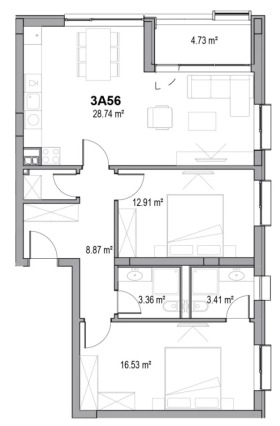 2 slaapkamers Otdich i kultura, Plovdiv 3