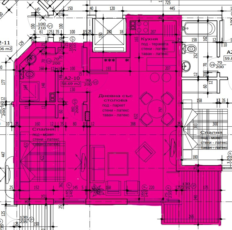 Продава  3-стаен град Варна , Аспарухово , 88 кв.м | 93591651