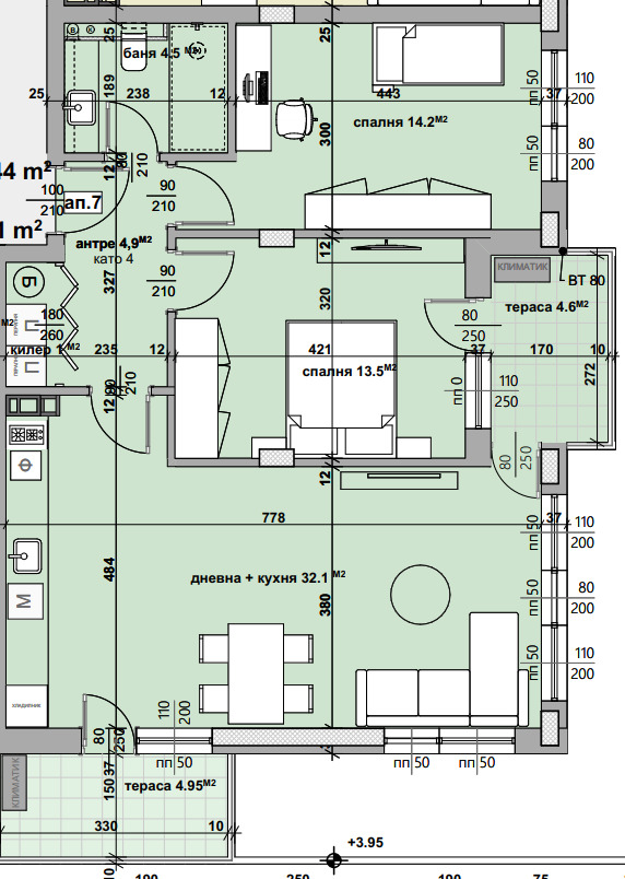 For Sale  2 bedroom Stara Zagora , Kazanski , 110 sq.m | 13711898 - image [2]