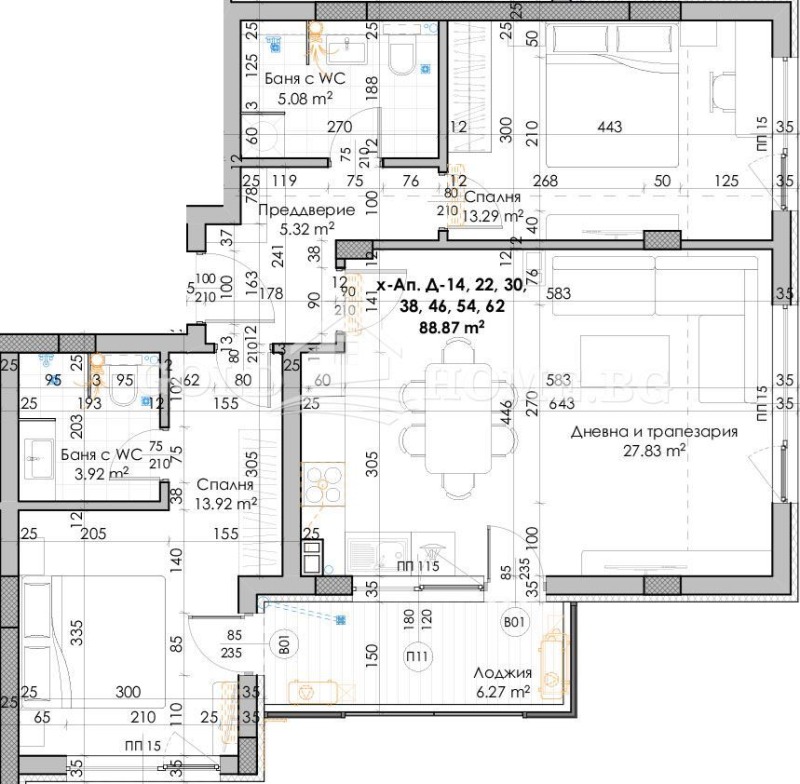 Eladó  2 hálószobás Plovdiv , Juzsen , 102 négyzetméter | 76143880 - kép [10]