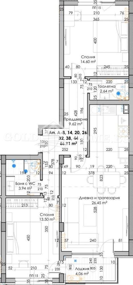 Eladó  2 hálószobás Plovdiv , Juzsen , 102 négyzetméter | 76143880 - kép [4]