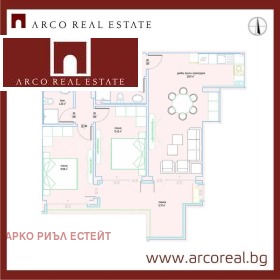 Продава 3-стаен град София Малинова долина - [1] 