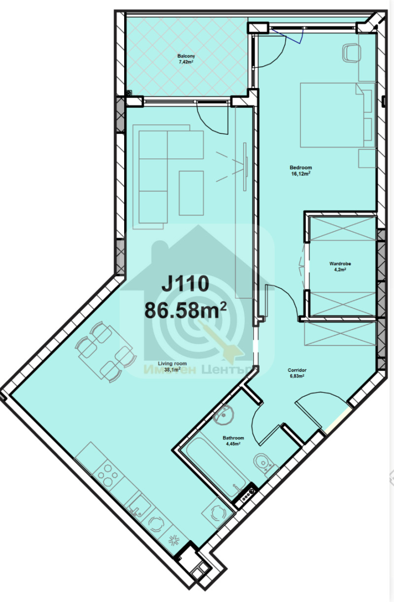 For Sale  1 bedroom Sofia , Mladost 1 , 102 sq.m | 96449427