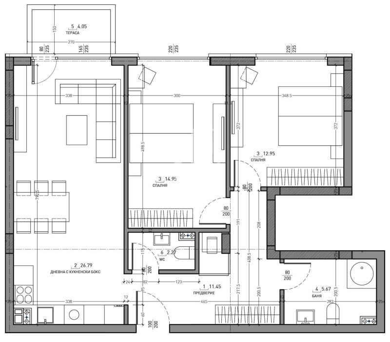 Zu verkaufen  2 Schlafzimmer Sofia , Malinowa dolina , 107 qm | 12402630 - Bild [8]