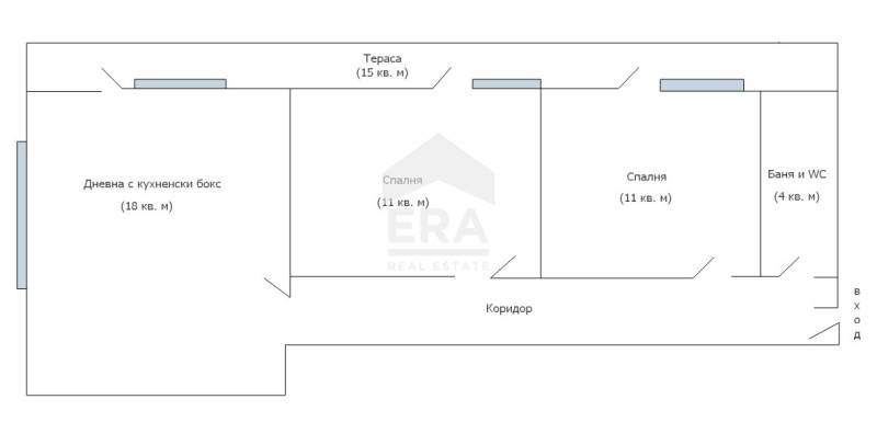 Продаја  2 спаваће собе Варна , Победа , 100 м2 | 69267079 - слика [13]