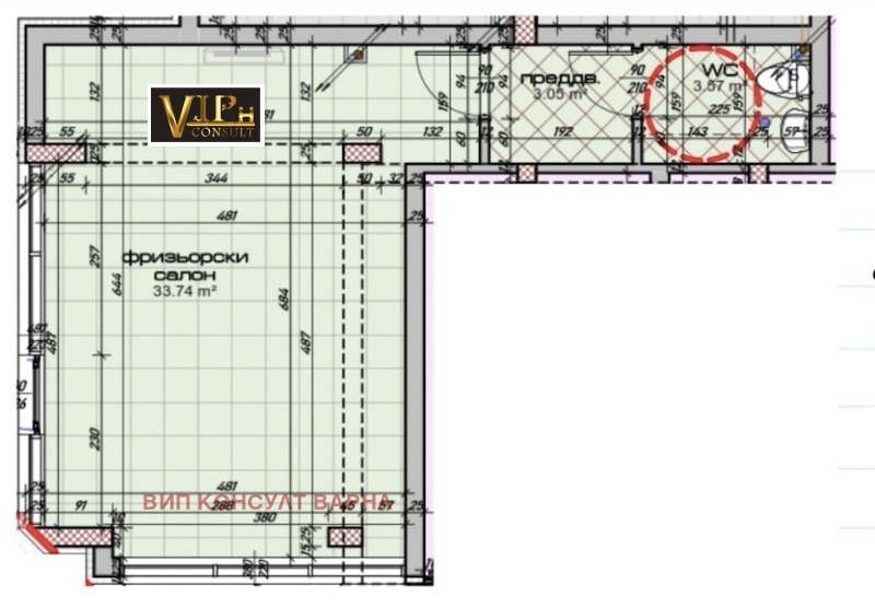 Продава ОФИС, гр. Варна, Погреби