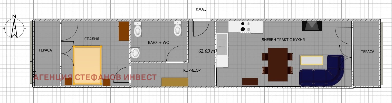 Продава 2-СТАЕН, гр. Варна, м-т Ален мак, снимка 16 - Апартаменти - 54273211