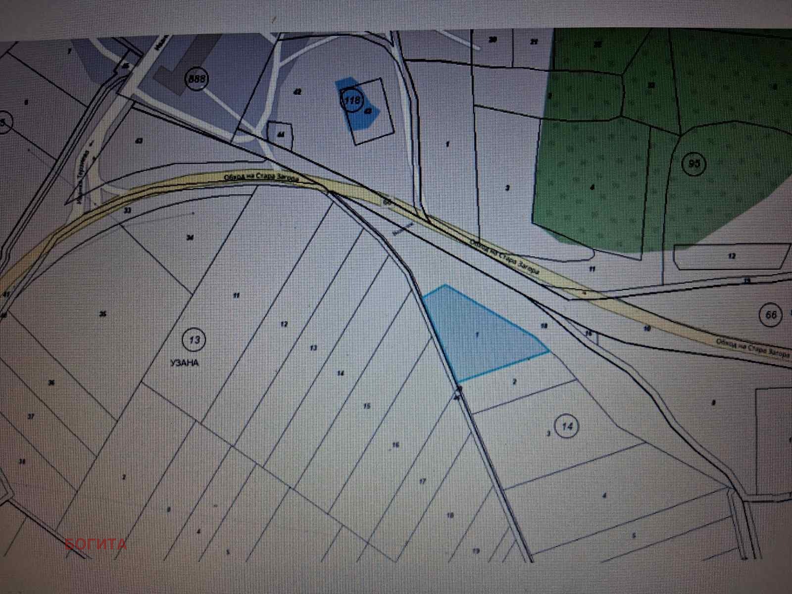 Продава ПАРЦЕЛ, с. Богомилово, област Стара Загора, снимка 2 - Парцели - 54226949