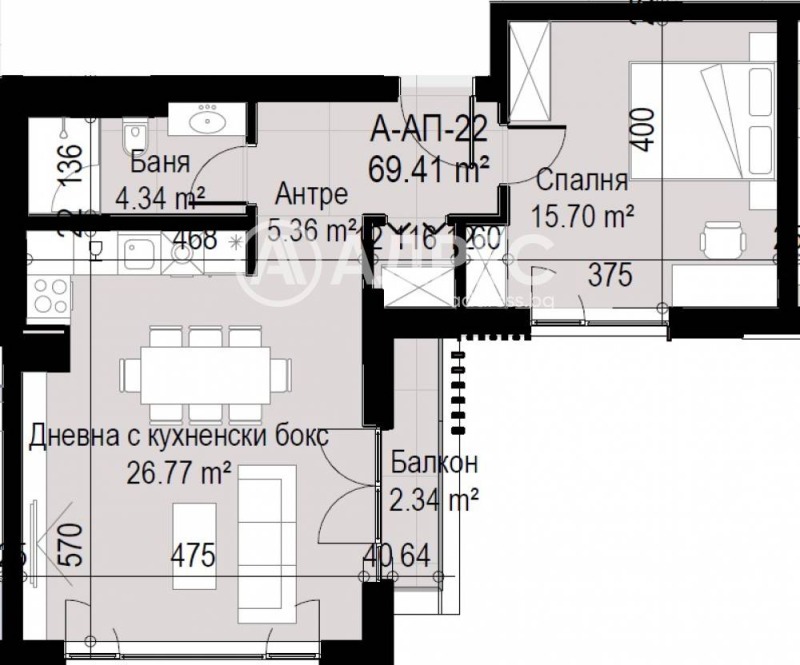 À vendre  1 chambre Sofia , Levski V , 83 m² | 50609152 - image [4]