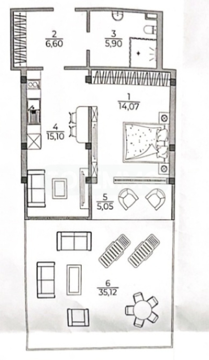 Продава 2-СТАЕН, гр. Варна, м-т Ален мак, снимка 6 - Aпартаменти - 48599356