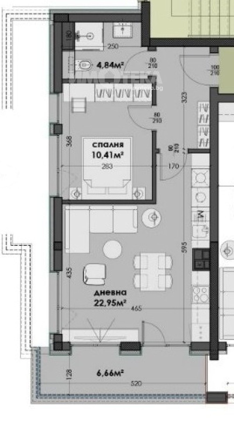 Продава  2-стаен град Варна , Изгрев , 74 кв.м | 34868055 - изображение [5]