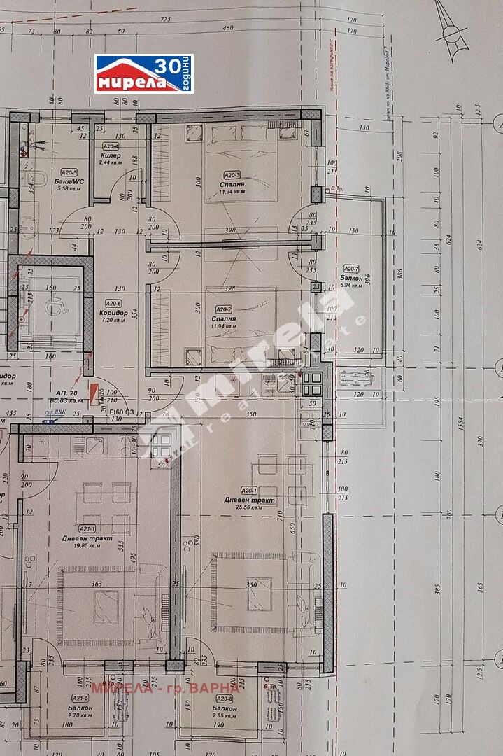 Till salu  2 sovrum Varna , m-t Ptjelina , 110 kvm | 84506413 - bild [10]