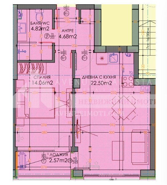 Na prodej  1 ložnice Plovdiv , Trakija , 71 m2 | 43416817 - obraz [3]