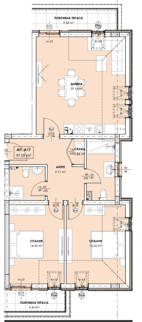 Продава 3-СТАЕН, гр. Пловдив, Остромила, снимка 2 - Апартаменти - 53107266