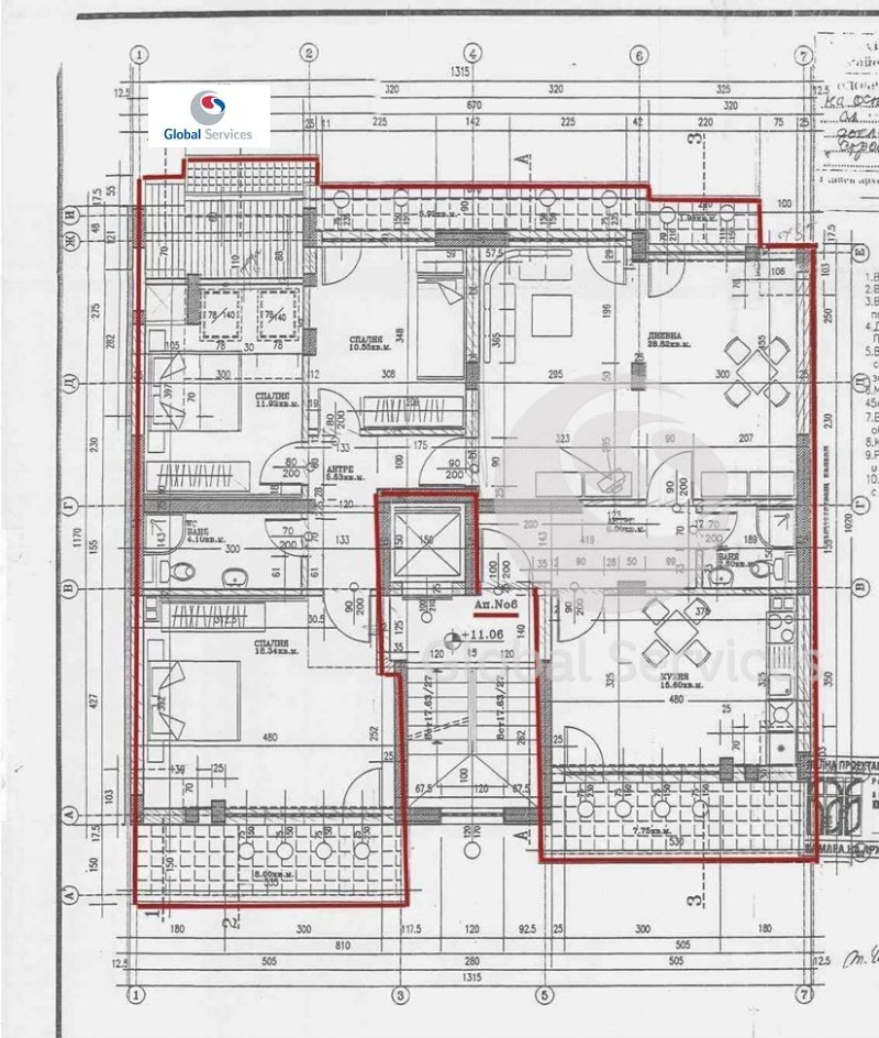Продава 4-СТАЕН в град София, Редута - 175 кв.м / 400 000 € » 782 332.00 лв., ГЛОБЪЛ СЪРВИСИЗ ООД