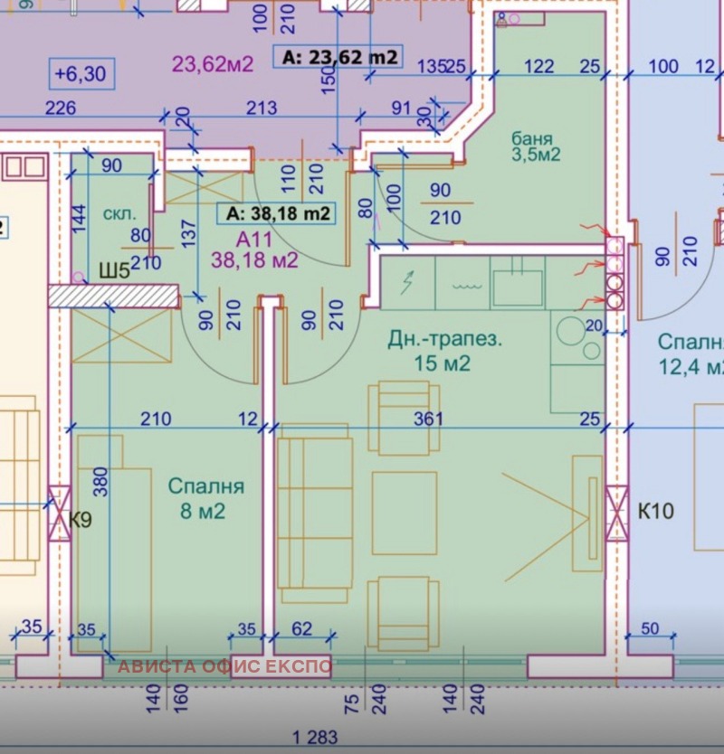 Продава 2-СТАЕН, гр. София, Банишора, снимка 2 - Aпартаменти - 48612751