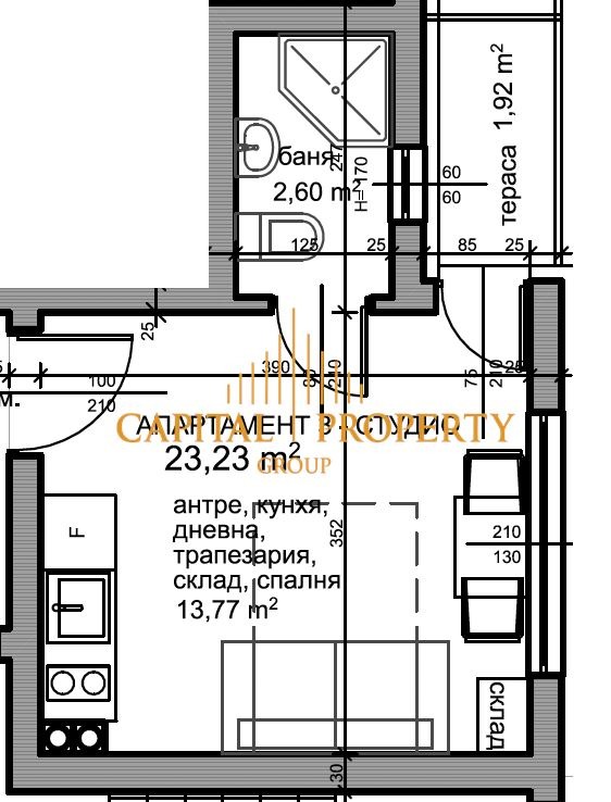 Продава 2-СТАЕН, гр. Варна, Център, снимка 3 - Апартаменти - 53170346
