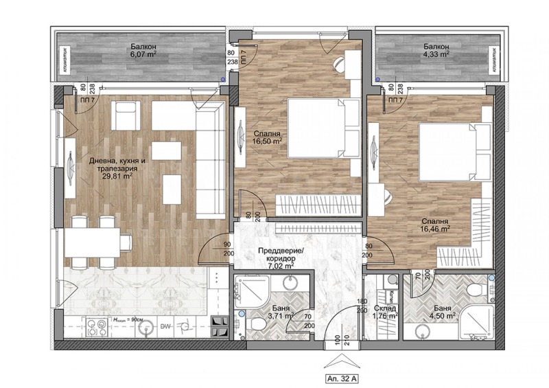 Продава  3-стаен град София , Младост 4 , 121 кв.м | 91650751 - изображение [2]