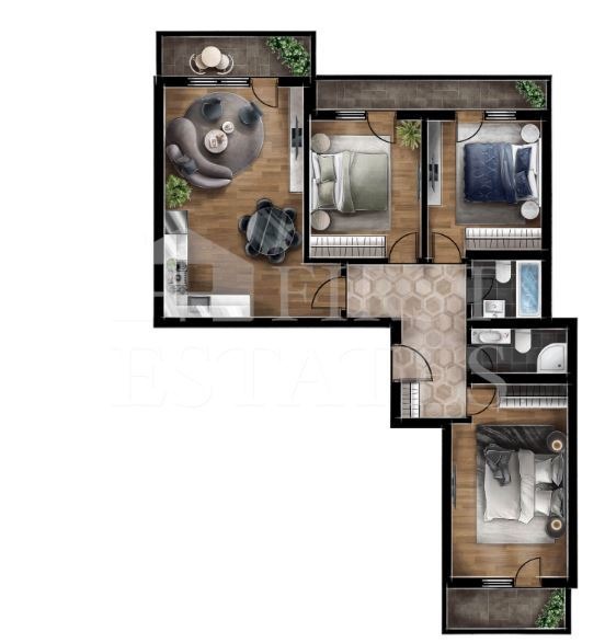 Eladó  3 hálószobás Sofia , Ljulin 5 , 123 négyzetméter | 38084512 - kép [8]