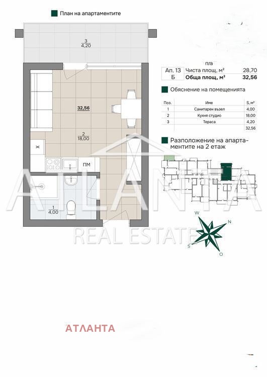 Продава 1-СТАЕН, гр. Варна, к.к. Чайка, снимка 9 - Апартаменти - 52721189