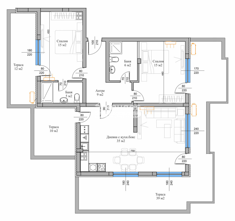 Продава 3-СТАЕН, гр. Пловдив, Въстанически, снимка 15 - Апартаменти - 52571444